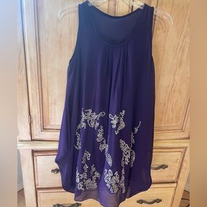 Purple dress